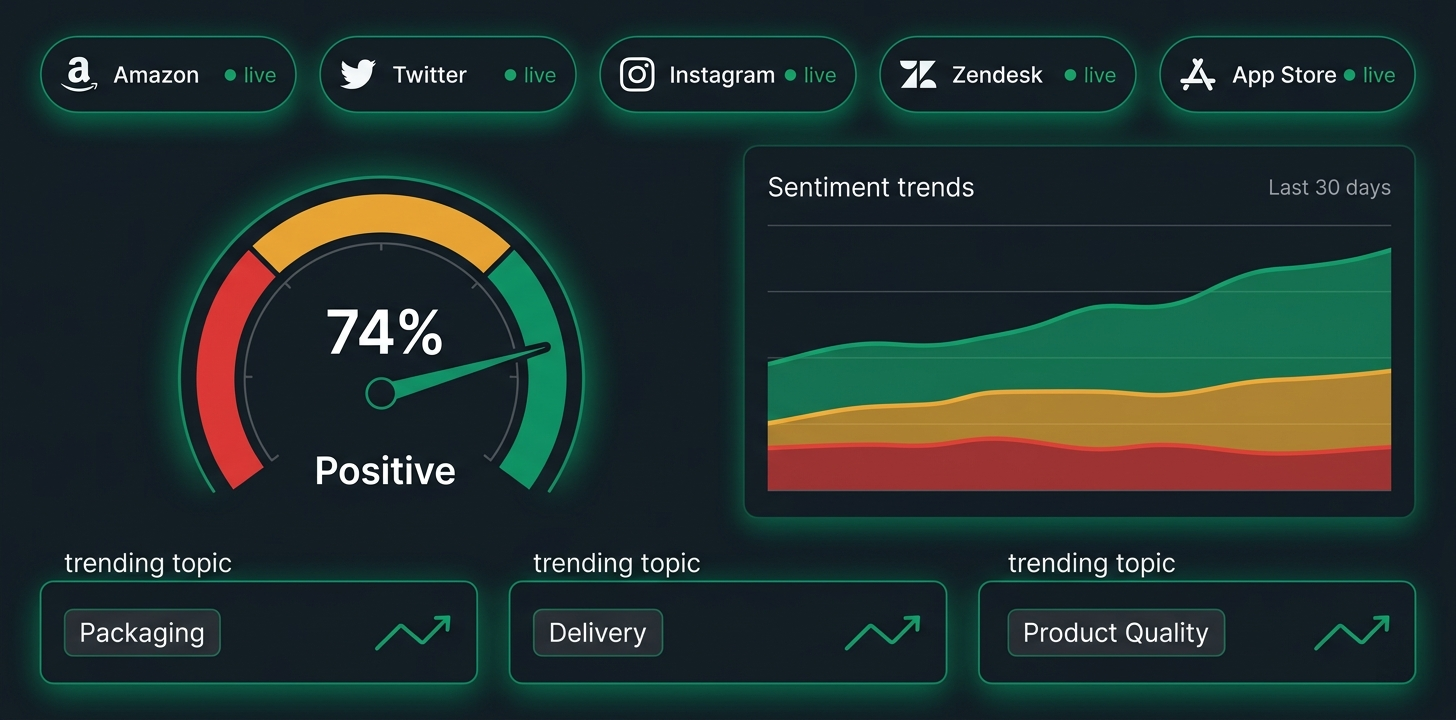 Retail Sentiment Intelligence Platform